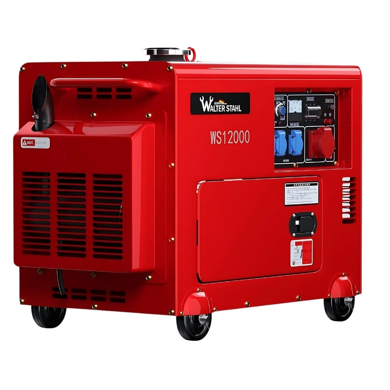 Generatore Di Corrente Diesel 9kW (9000W) Silenzioso – Avviamento Elettrico + Telecomando
