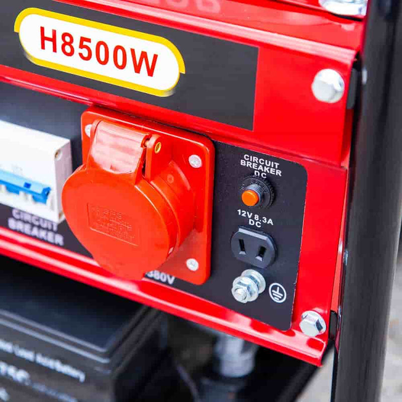 Generatore Di Corrente H-8500W 8kW (220/380V) Con Chiave