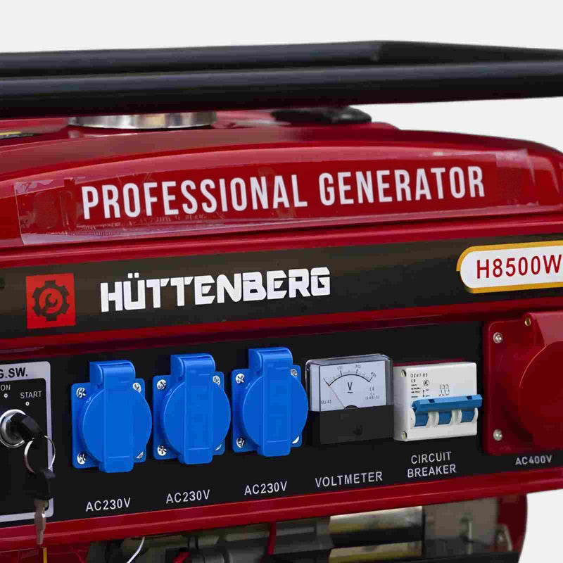 Generatore Di Corrente 8500W 8.5kW (220/380V) Con Chiave