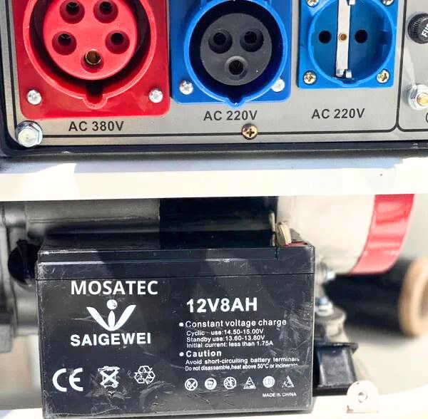 Generatore Di Corrente Diesel 8,5 kW Inverter AVR Trifase Silenzioso – 8500W