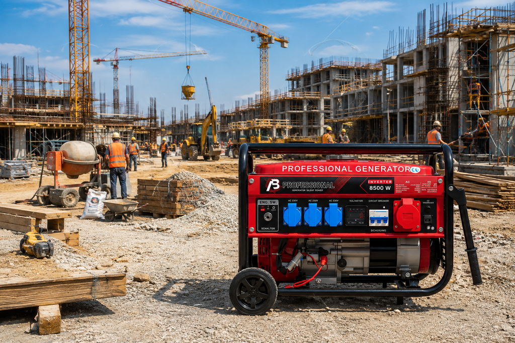 Generatore di Corrente Professionale 8500W 8,5kW ad Alta Potenza