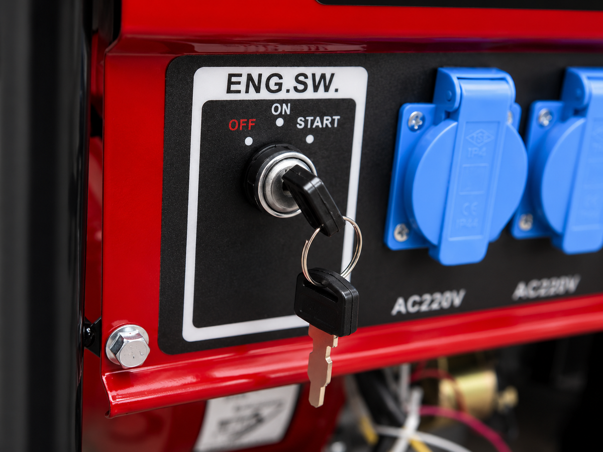 Generatore 8500W Benzina Monofase/Trifase con Avviamento Elettrico
