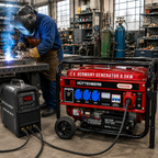 Generatore 8500W Benzina Monofase/Trifase con Avviamento Elettrico