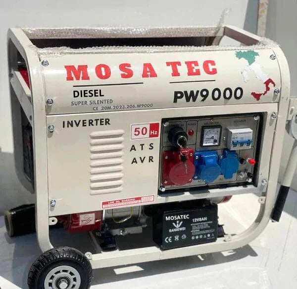 Generatore Di Corrente Diesel 8,5 kW Inverter AVR Trifase Silenzioso – 8500W