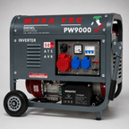 Generatore Di Corrente Diesel 8,5 kW Inverter AVR Trifase Silenzioso – 8500W