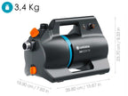 Pompa Autoadescante a Batteria Gardena 3000 Silent 18V P4A con Batteria 4Ah e Caricabatterie Inclusi